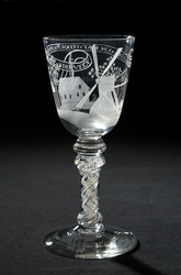 KGV-000138 Kelkglas van de Kortstekerpolder, circa 1780